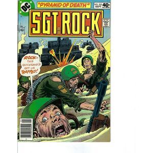SGT. ROCK #332 1979 BRONZE AGE DC WAR COMIC - JOE KUBERT COVER - BAGGED BOARDED